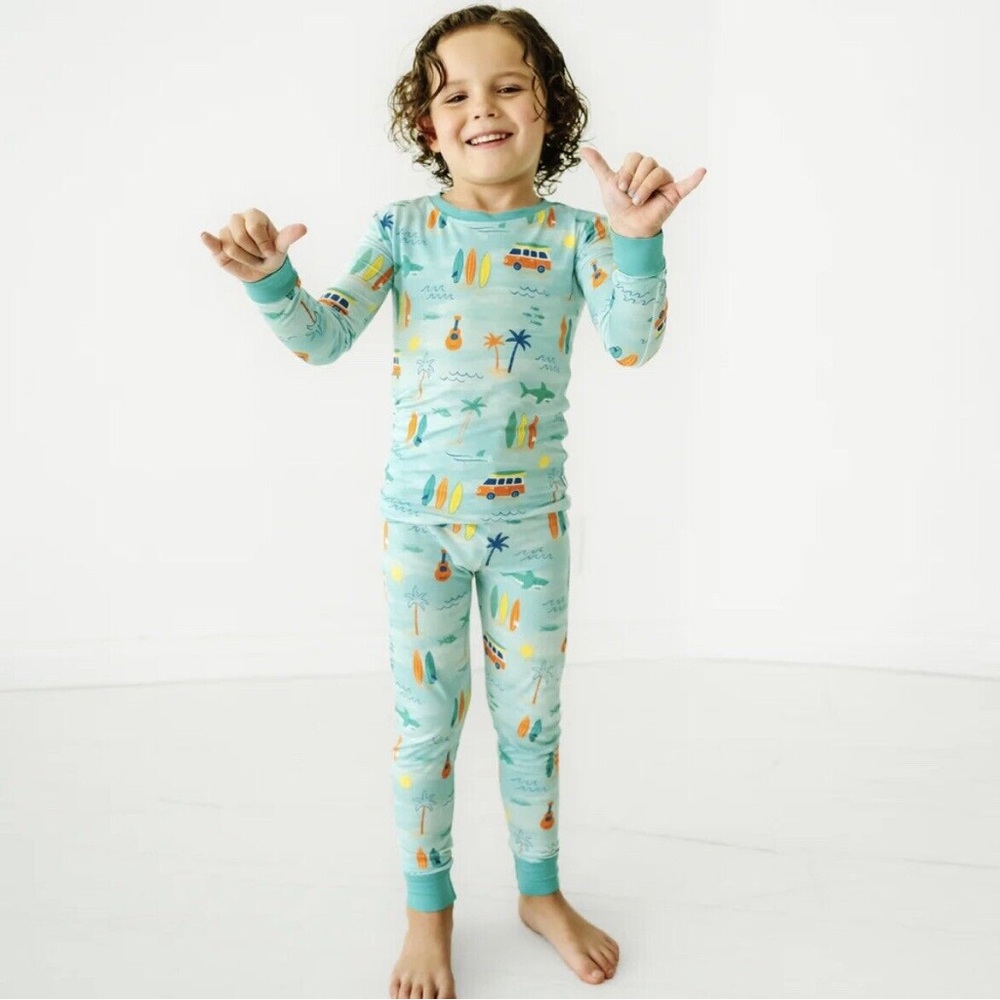 Little Sleepies Surf Life Two Piece Long Sleeve Pajamas